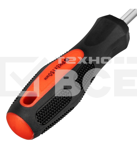 Отвертка Anti-Slip, PH3 х 150 мм, CrV, двухкомп. рукоятка Matrix