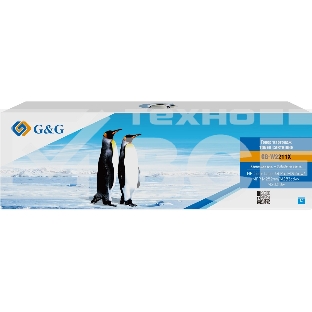 Картридж лазерный G&G GG-W2211X голубой (2450стр.) для HP M255/MFP M282/M283