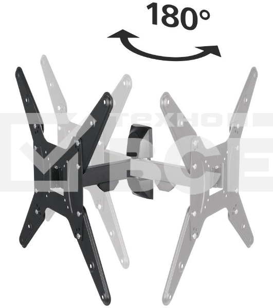 Кронштейн для телевизора Hama 00220823 черный 32