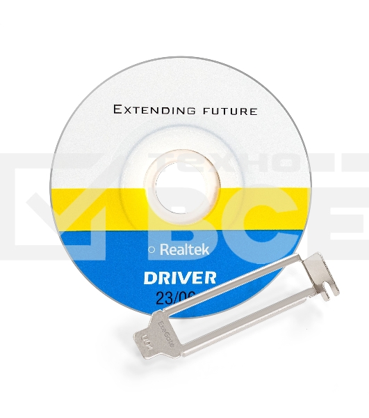 Сетевой адаптер ExeGate EXE-564 (PCI-E x1 v2.0, 4xRJ45, UTP 10/100/1000Mbps, Realtek Chipset RTL8111H+ASM1184e)