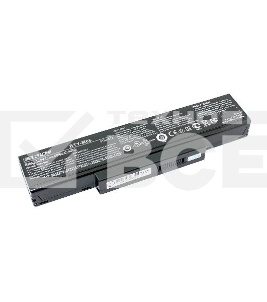 Аккумуляторная батарея для ноутбука Gigabyte W551N (SQU-528) 11.1V 4400mAh