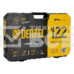 Набор инструментов Denzel 1/2', 1/4', CrV, S2, пластиковый кейс, 122 предмета, фото57