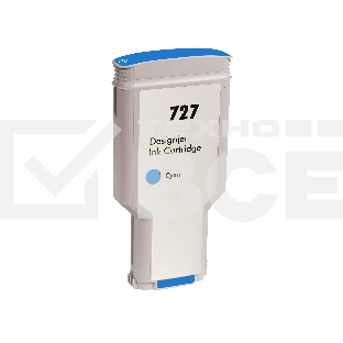 Струйный картридж NV Print 727 (NV-F9J76A) Cyan для HP DesignJet T920/T930/T1500/T1530/T2500/T2530 (300 мл) совместимый