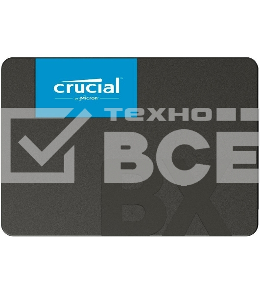 Накопитель SSD Crucial BX500, 500Gb, 2.5