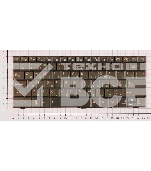 Клавиатура для ноутбука Asus Eee PC 1005HA 1008HA 1001HA 1001px черная