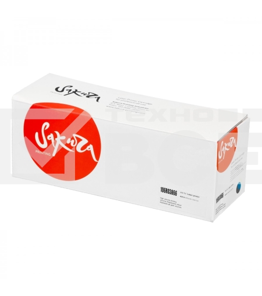 Картридж Sakura 106R03866 для Xerox Phaser VersaLink C500dn/ C500n, C505S/ C505X, голубой, 9 000 к.