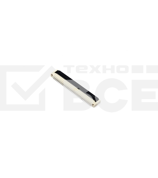 Разъем FPC Flip-Lock 1012-32 32 pin высота 1,2мм шаг 1мм