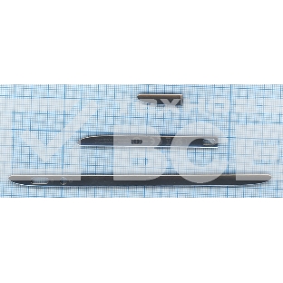 Боковые рамки (комплект 3 штуки) для Acer Iconia Tab A700/A701 сербристые