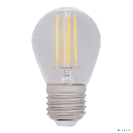 Лампа филаментная Rexant (604-124) Шарик GL45 7,5Вт 600Лм 4000K E27 прозрачная колба, фото 1