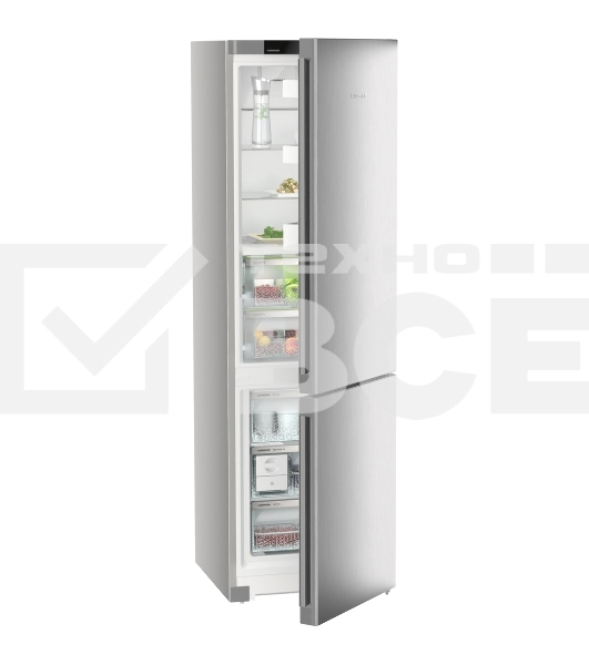 Холодильник Liebherr CBNsfc 57vi-22 001 серебристый двухкамерный 255/94л морозилка снизу, No Frost