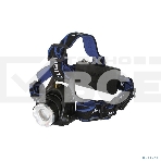Фонарь Ultraflash E150 налоб акку 220В, черный, CREE 3 Ватт, фокус, 2 ак 3 реж, пласт, бокс 12188, фото3