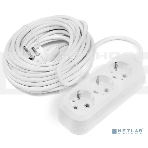 Удлинитель Smartbuy SBE-16-3-10-Z 3 гнезда 10 метров 16А/3,5 кВт с заземлением ПВС 3х1,0, фото 1