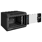 Шкаф телекоммуникационный 10' настенный 4U ExeGate EC-WM-4U.310.G.BLACK (10”, 4U, 330x310x230mm (ШхГхВ), передняя дверь закаленное стекло, пыле- и влагозащита IP23, черный RAL 9004), фото11