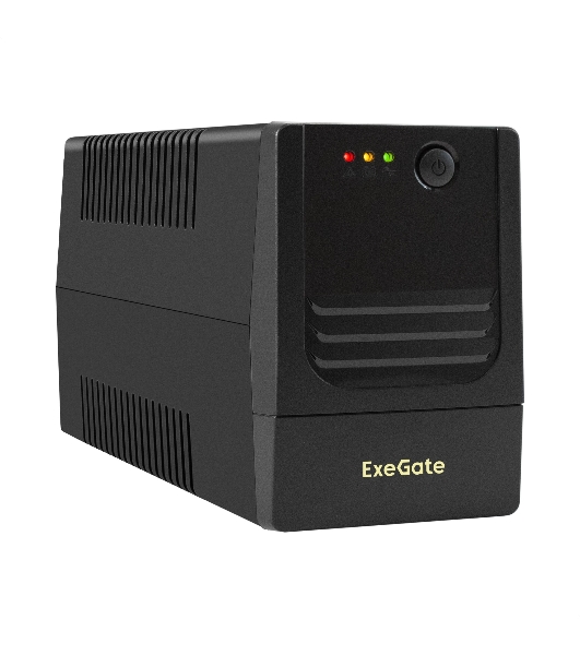 ИБП ExeGate Power NB-800.LED.AVR.4C13.USB (800VA/480W, LED, AVR, 4*C13, USB, батарея 12V 9Ah, Black)