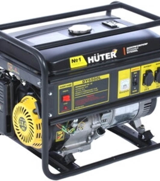Электрогенератор бензиновый Huter DY6500LXA, 5.5 кВт, 71 дБ, 74 кг