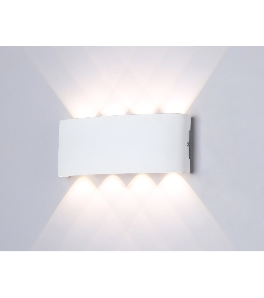Светильник Ambrella light ST4461/8 WH белый IP65 LED 4200K 8W 210*80*46