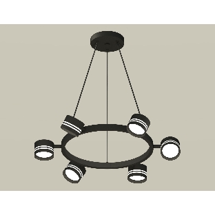Светильник Ambrella light XB9193202/6 SBK/FR черный песок/белый матовый GX53 (C9193, N8478)
