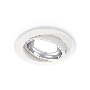 Комплект встраиваемого поворотного светильника Ambrella light XC7651002 SWH/PSL белый песок/серебро полированное MR16 GU5.3 (C7651, N7022)