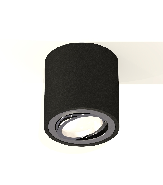 Светильник Ambrella Light XS7532003 SBK/PSL черный песок/серебро полированное MR16 GU5.3 (C7532, N7003)