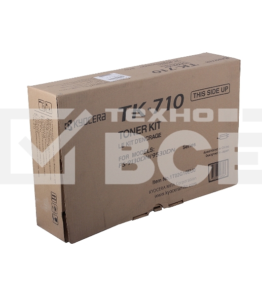 Картридж лазерный Kyocera TK-710 (1T02G10EU0) черный для FS-9130DN/9530DN 40000 стр.