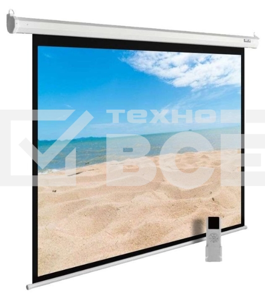 Экран Cactus 180x240см MotoExpert CS-PSME-240x180-WT 4:3 настенно-потолочный рулонный белый (моторизованный привод)