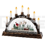 Декоративный светильник 'Подсвечник' с эффектом снегопада Neon-night, фото4