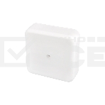 Коробка распаячная ОУ для кабель-канала 80х80х23 мм, белая, IP40 Rexant, фото 1