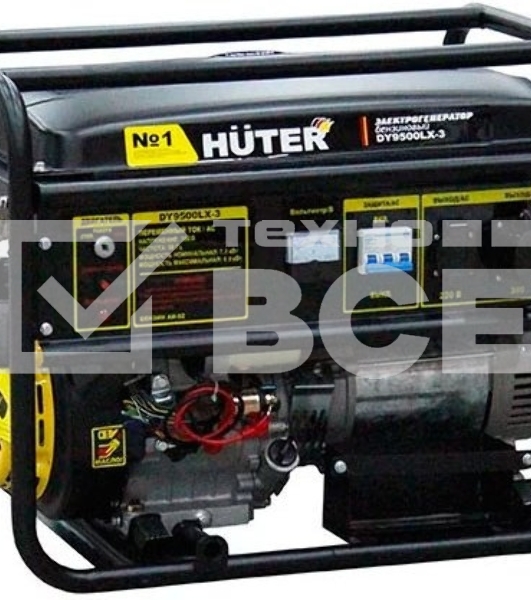 Электрогенератор бензиновый Huter DY9500LX-3 PRO, 8 кВт, 96 дБ, 79.4 кг