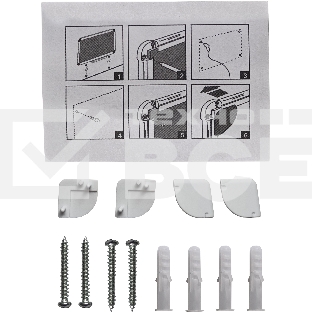 Доска магнитно-маркерная Silwerhof белый 60x90см алюминиевая рама
