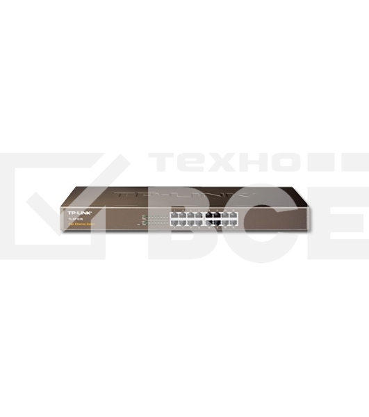 Сетевой коммутатор TP-Link SMB TL-SF1016 Коммутатор 16-port 10/100M Desktop Switch, 16 10/100M RJ45 ports, Plastic case