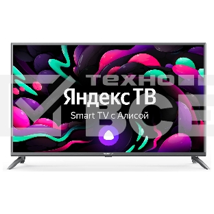 Телевизор Starwind 43' SW-LED43UG400 стальной LED UHD 60Hz Яндекс ТВ
