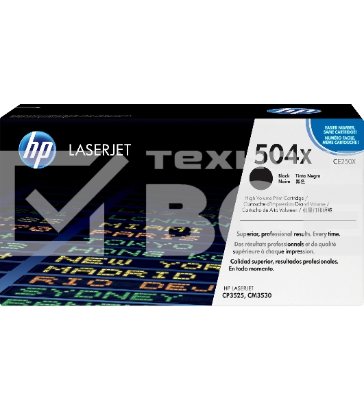 Картридж лазерный HP CE250X черный для CLJ CM3530/CP3525 10500стр.