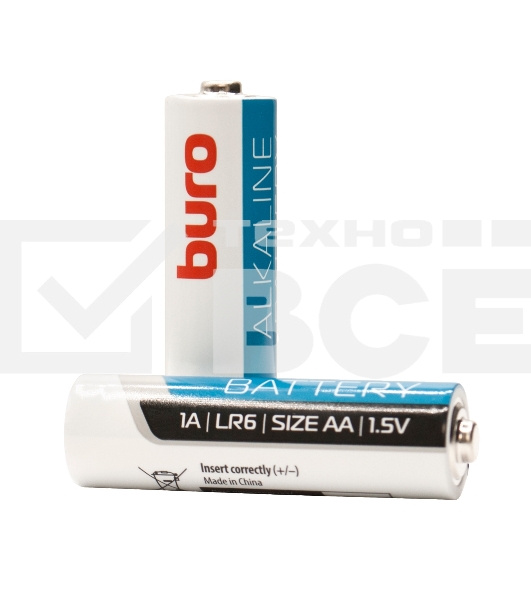 Батарея Buro Alkaline LR6 AA (10шт) коробка