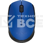 Мышь беспроводная Logitech M171 синий, 1000 dpi, радиоканал, USB, кнопки - 3, фото14