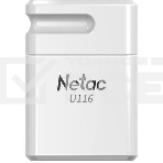 Флешка USB Netac 4Gb U116 NT03U116N-004G-20WH USB 2.0 белый, фото2