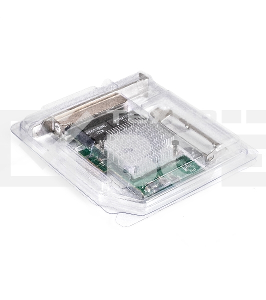 Сетевой адаптер ExeGate EXE-564 (PCI-E x1 v2.0, 4xRJ45, UTP 10/100/1000Mbps, Realtek Chipset RTL8111H+ASM1184e)