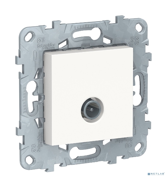 Механизм розетки TV UNICA NEW одиноч. бел. SchE NU546218