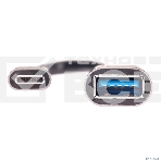 Кабель-адаптер  Type-Cm --> USB 3.0 Af , OTG, 1,5A , 5,0Gbps , Alum grey 0,2m Telecom (TC409M), фото3