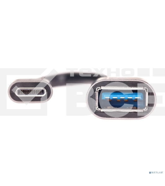 Кабель-адаптер  Type-Cm --> USB 3.0 Af , OTG, 1,5A , 5,0Gbps , Alum grey 0,2m Telecom (TC409M)