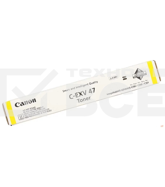 Картридж лазерный Canon C-EXV47Y 8519B002 желтый для iR-ADV С351iF/C350i/C250i