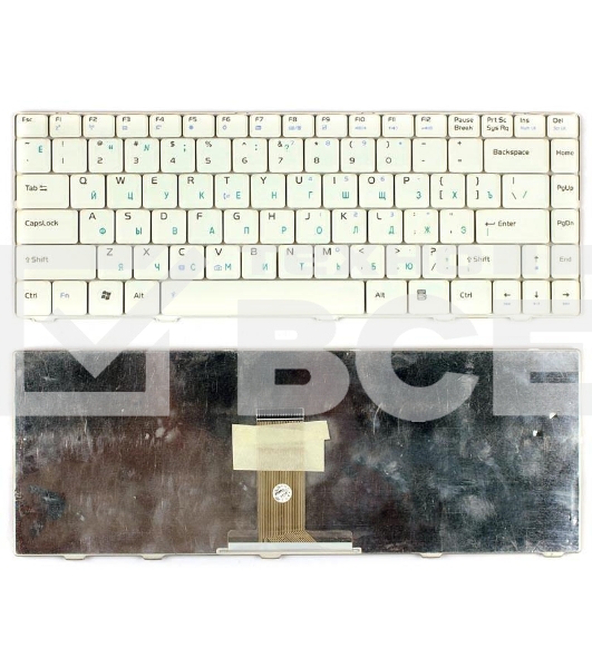 Клавиатура для ноутбука Asus F80 F80S F80CR F80Q F80L белый