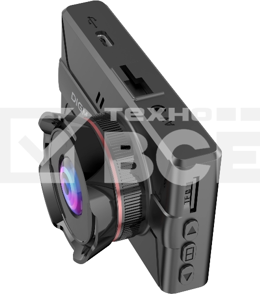 Видеорегистратор Digma FreeDrive 300DW черный 2Mpix 1440x2560 1440p 130гр.