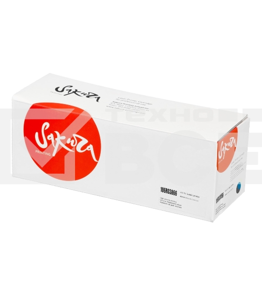 Картридж Sakura 106R03866 для Xerox Phaser VersaLink C500dn/ C500n, C505S/ C505X, голубой, 9 000 к.
