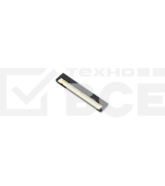 Разъем FPC Flip-Lock 0812-32 32 pin высота 1,2мм шаг 0,8мм