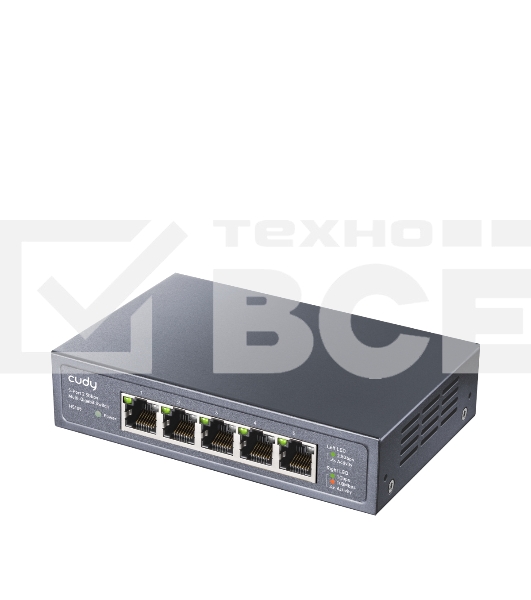 Коммутатор Cudy HS105 (L2) 5x2.5Гбит/с неуправляемый
