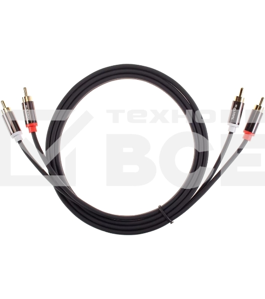 Кабель соединит 2xRCA (M) - 2xRCA (M),1.5m, TelecomPRO <TAV7158M-1.5M>