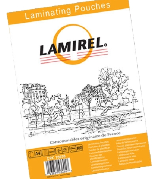 Пленка для ламинирования Lamirel А4, 100мкм, 100 шт.
