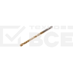 Сверло-фреза по металлу Kranz 3 мм, HSS, ТИТАН, цилиндрический хвостовик (1 шт/уп), фото 1