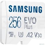 Флеш карта microSDXC 256Gb Samsung EVO Plus Class 10, A2, V30, UHS-I (U3), W 90 МБ/с, R 160 МБ/с, MB-MC256SA/KR адаптер на SD, фото2