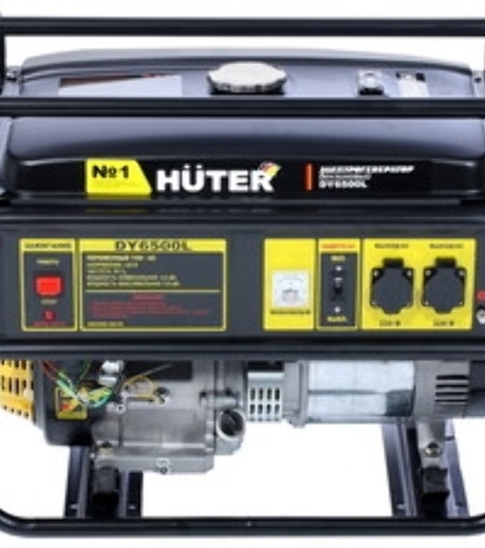 Электрогенератор бензиновый Huter DY6500LXA, 5.5 кВт, 71 дБ, 74 кг